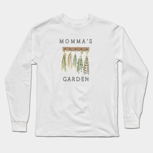 Momma's Garden  | Rustic Herb and Flower Long Sleeve T-Shirt